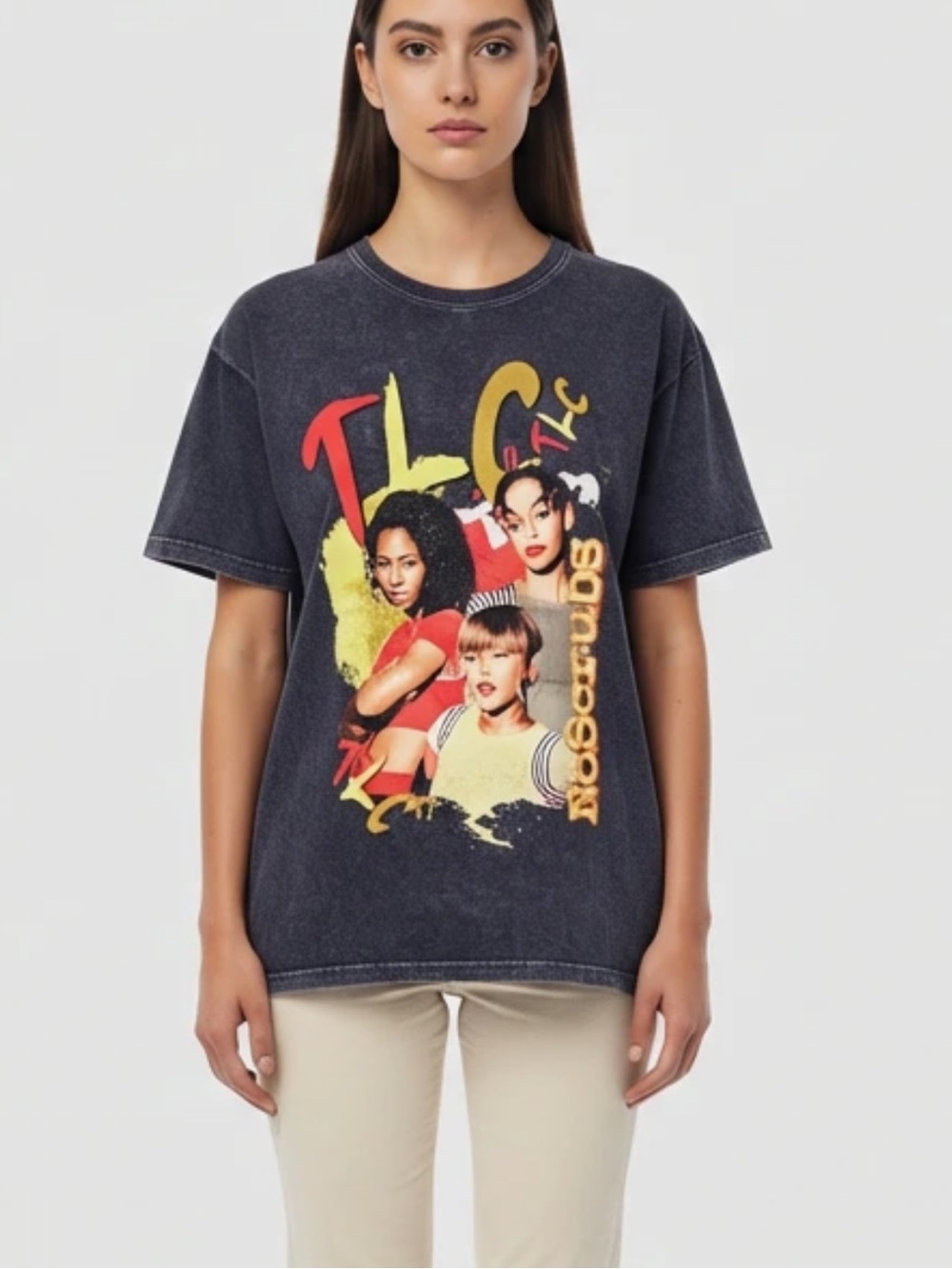 TLC MO SCRUBS Mineral washed graphic tee M
